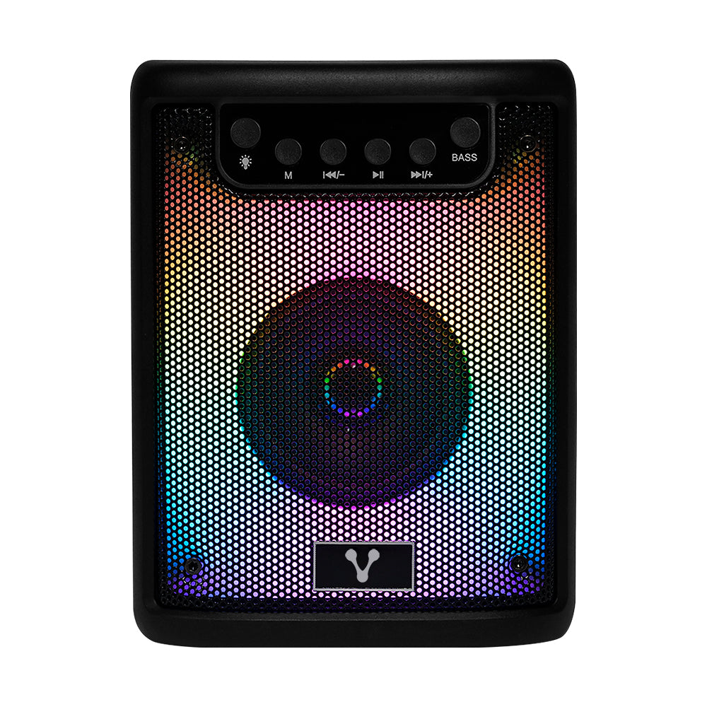 MINI BAFLE VORAGO KSP-180 NEGRO 3 10WATTS RMS / RECARGABLE / TWS BT 4HRS CARGA USB TIPO C - MINI BAFLE VORAGO KSP-180 NEGRO 3 10WATTS RMS / RECARGABLE / TWS BT 4HRS CARGA USB TIPO C -